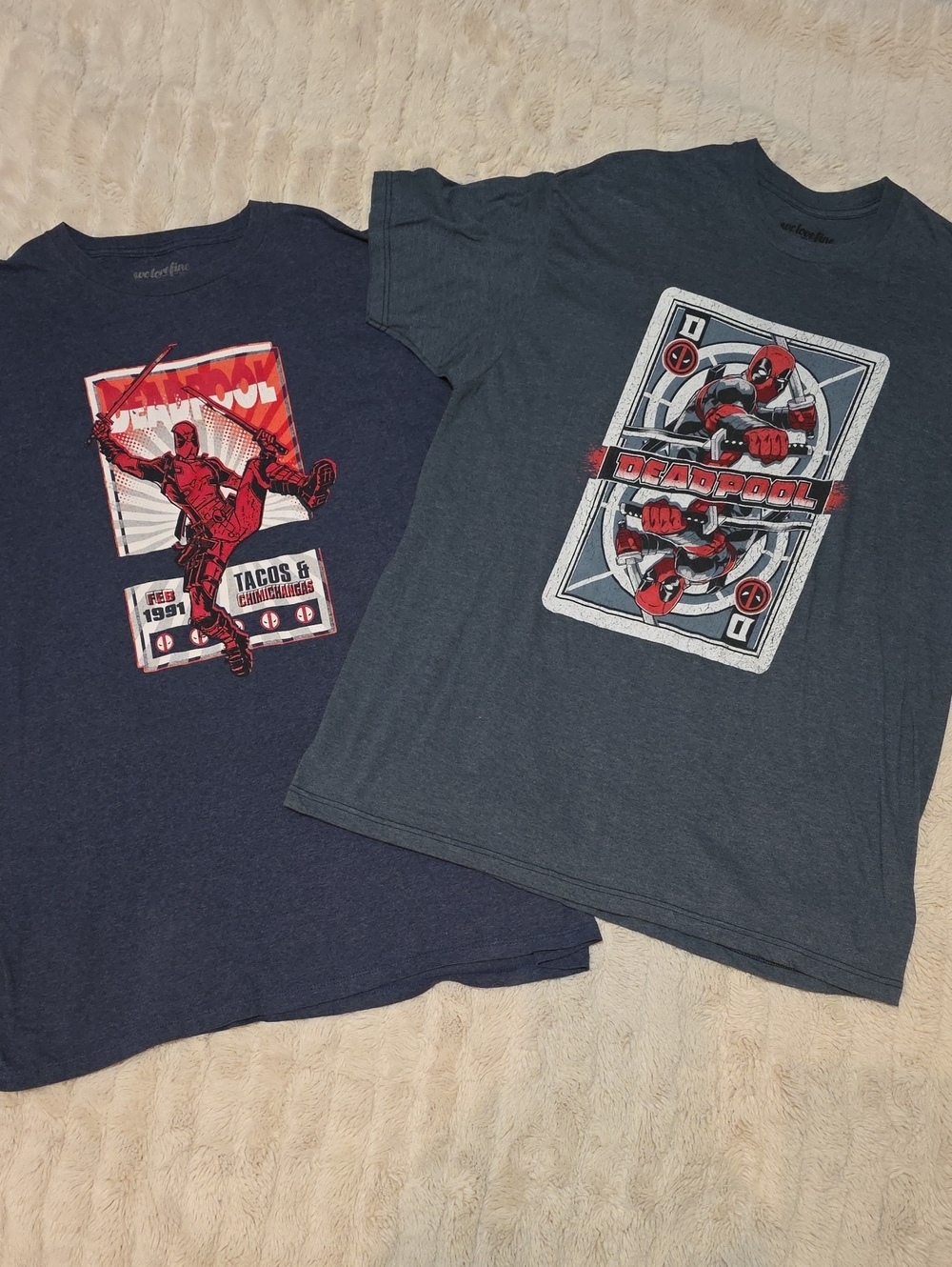 Deadpool Mens Graphic Tees XXL Bundle